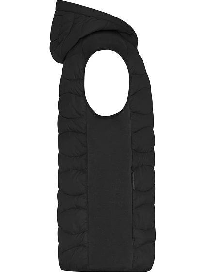 JN Pánská strečová fleecová vesta 02. black/black model 22414924 - Daiber JN Pánská strečová fleecová vesta 02. black/black model 22414924 - Daiber