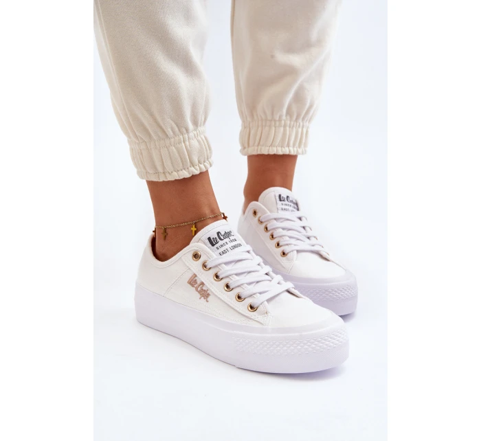 Bílé Dámské Tenisky na Platformě model 21648155 - Lee Cooper