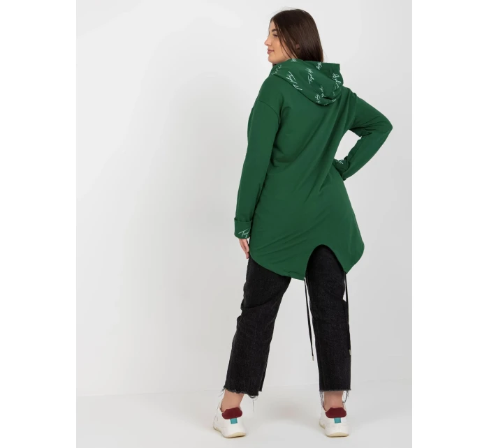 Mikina RV BL 8266.34P tmavě zelená