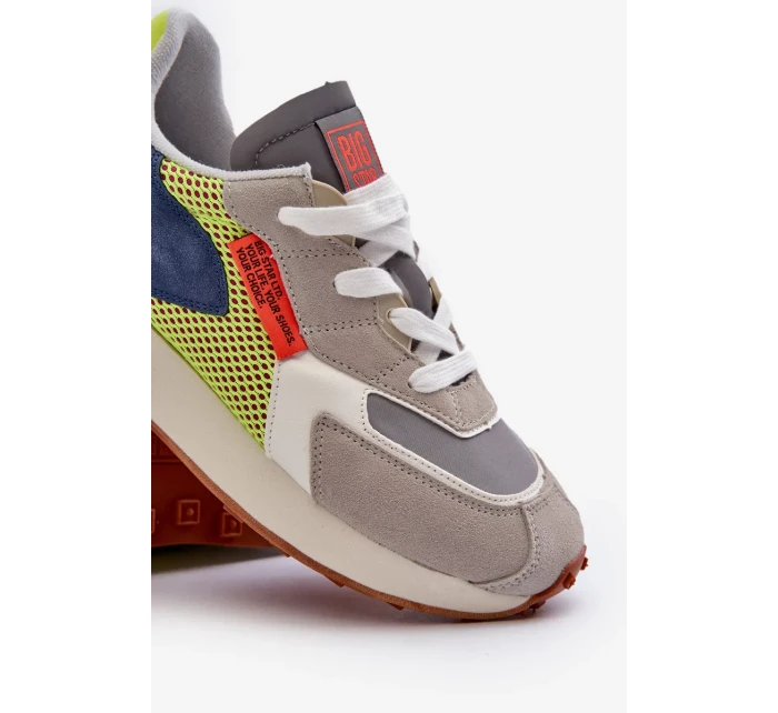 Pánské sportovní tenisky Memory Foam System Big Star Grey Pánské sportovní tenisky Memory Foam System Big Star Grey