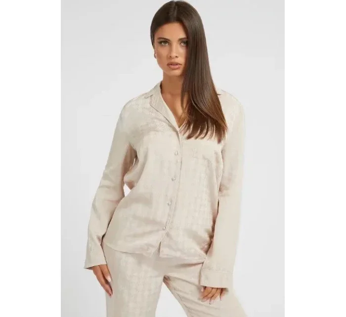 Dámské pyžamo O2BX09WEUZ0 F15T béžová - Guess