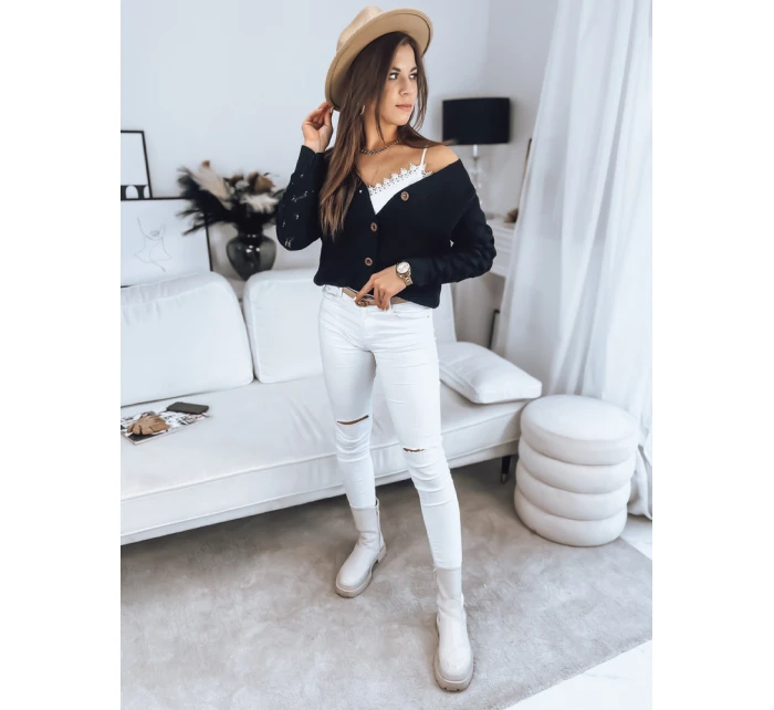 SINSA dámský svetr černý FashionStreet MY1632