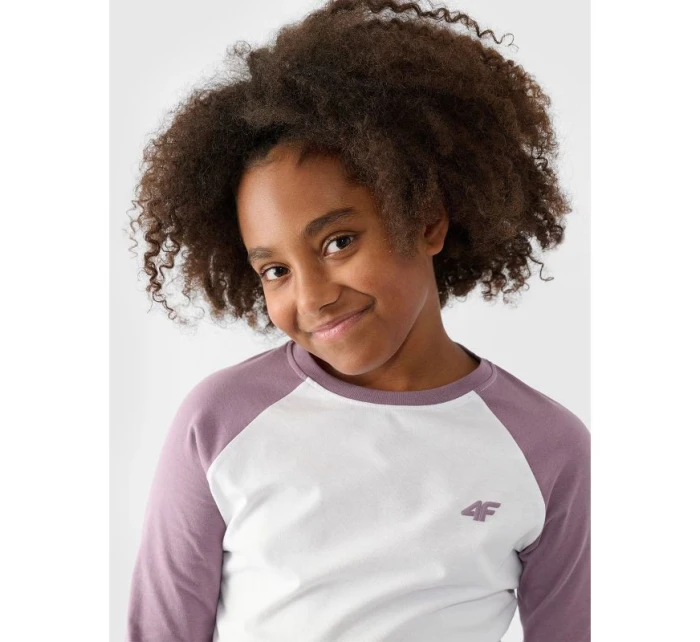 Dívčí hladký rukáv s dlouhým rukávem Junior model 21431672 - 4F Dívčí hladký rukáv s dlouhým rukávem Junior model 21431672 - 4F