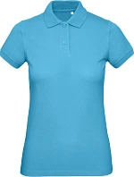 B&C Inspire Polo /women_° Dámské piqué polo z bio bavlny 01.0440 very turquoise