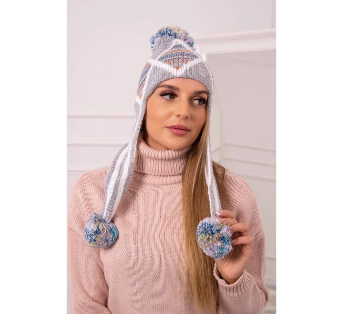 Dámská klapka na uši Eunika model 18751817 - K-Fashion Dámská klapka na uši Eunika model 18751817 - K-Fashion