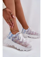 Dámské Tenisky S Háčkovaným Svrškem Multikolor Jelhiris