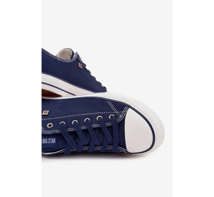Pánské Nízké Tenisky Materiálové Big Star DD174503 Tmavě Modré