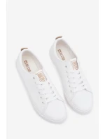 Dámské tenisky z eko kůže Big Star model 22009843 Bílé - Big Star Shoes
