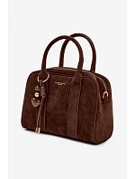 taška z eko semiše hnědá model 22111550 - Flora&Co