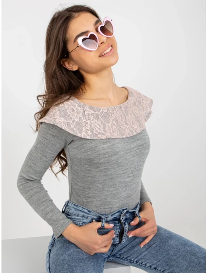 Jumper LK SW 506559 2.13 světle růžová