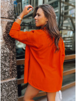 Dámská košilová bunda CALIFORNICATION oranžová Dstreet TY3523z