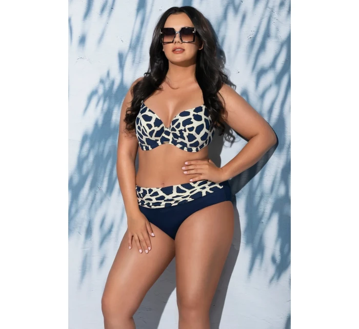 Měkká dámská plavková podprsenka soft Ava SK 196 Navy Blue