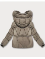 Béžová dámská oversize bunda pro přechodné období S'West (B2003-12)