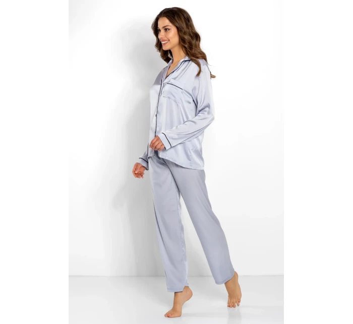 Pyžamo Classic Look Silver - Momenti Per Me