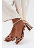Sandály na podpatku  model 227454 Step in style
