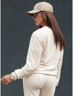 Dámský velurový komplet ecru Dstreet model 21978632 - FashionStreet