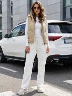 Dámská prošívaná vesta LIKEHUGS béžová FashionStreet TY4979