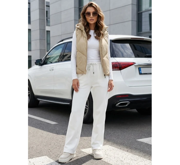 Dámská prošívaná vesta LIKEHUGS béžová FashionStreet TY4979
