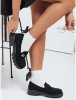 Dámské černé semišové mokasíny Dstreet ZY1129 Dámské černé semišové mokasíny Dstreet ZY1129