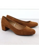 Velbloudí semišové lodičky na klínku Sergio Leone PB291 Velbloudí semišové lodičky na klínku Sergio Leone PB291