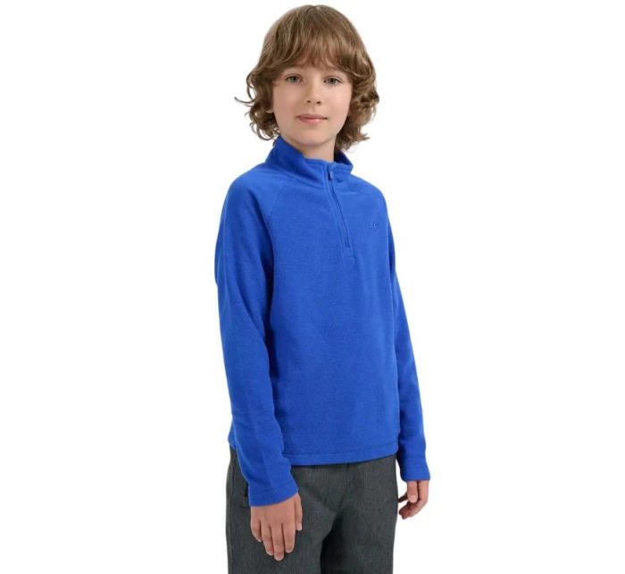 Chlapecká fleecová mikina 4F M058 cobalt 4FJWAW25UFLEM058 36S