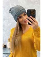 Dámská čepice Amira K359 tmavě šedá Dámská čepice Amira K359 tmavě šedá