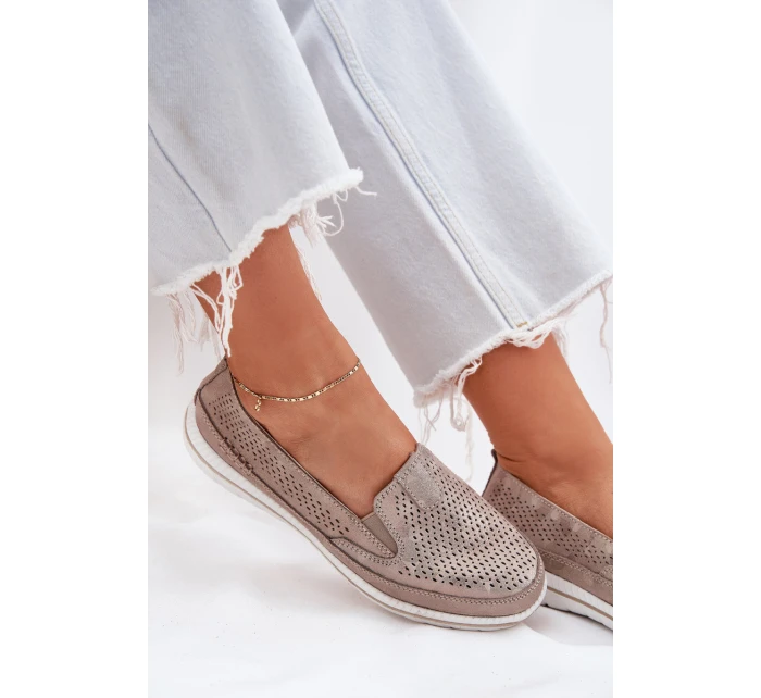 Semišové nazouvací boty model 21694201 Inez - EVENTO Semišové nazouvací boty model 21694201 Inez - EVENTO