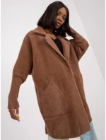 Dámský kabát MBM PL model 21321652 hnědý - FPrice Dámský kabát MBM PL model 21321652 hnědý - FPrice