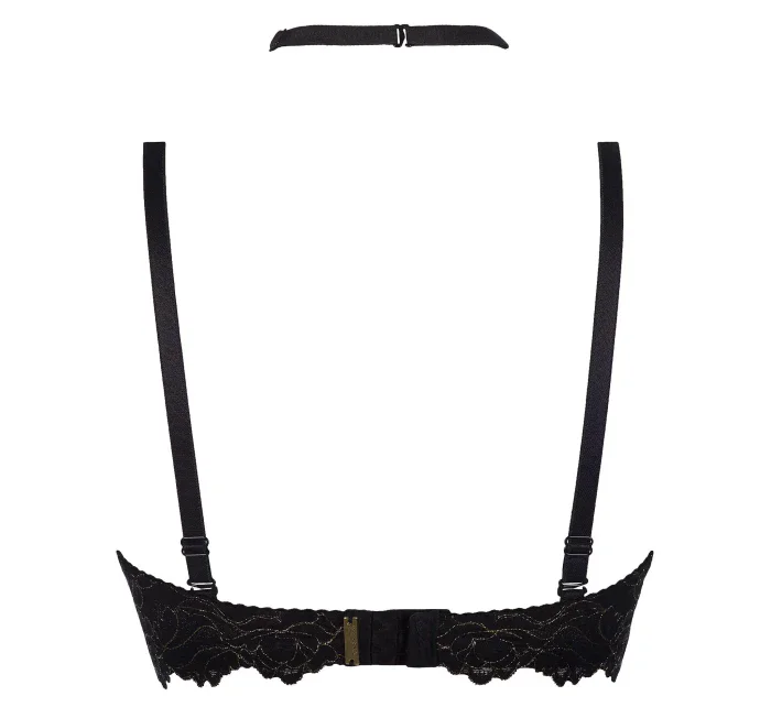 Dámská podprsenka V-8261 černo-zlatá - Axami