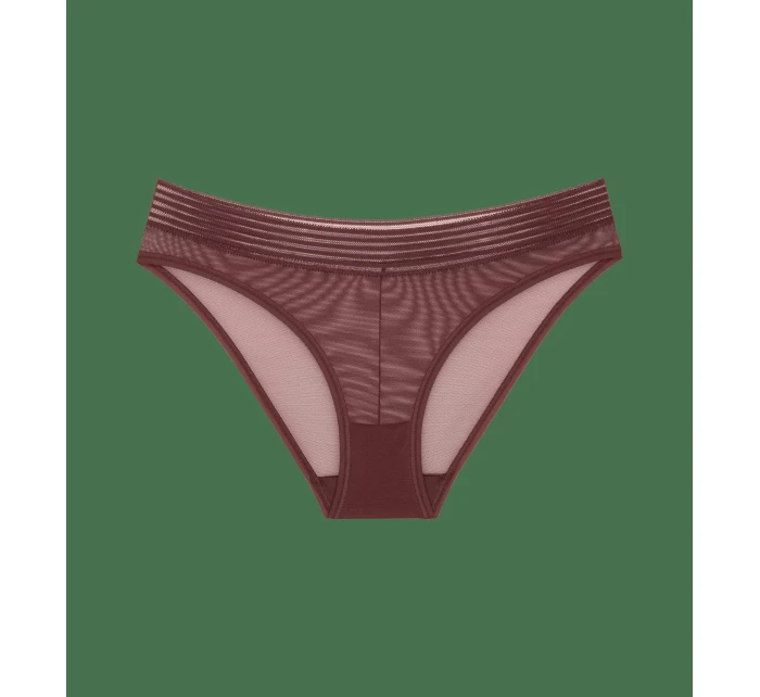 Tempting Sheer Highleg Tai 2P - BROWN - TRIUMPH BROWN - TRIUMPH