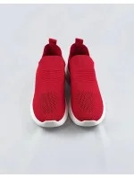 Červené dámské nazouvací sportovní boty model 17110172 - H&D