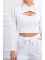 Bavlněná 3dílná souprava bílá