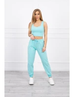 Sada top+kalhoty mint Sada top+kalhoty mint