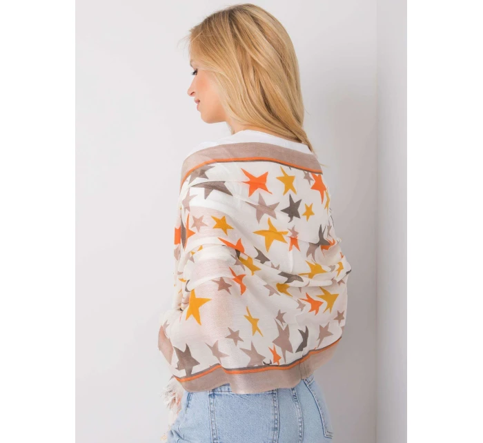 Šátek AT CH 1237 bílá béžová