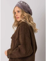 Dámská čepice BF38834 1 tmavě fialová Dámská čepice BF38834 1 tmavě fialová