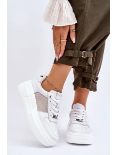 Dámské klasické sportovní boty GOE LL2N4060 Bíle