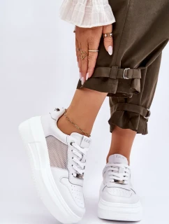 Dámské klasické sportovní boty GOE LL2N4060 Bíle