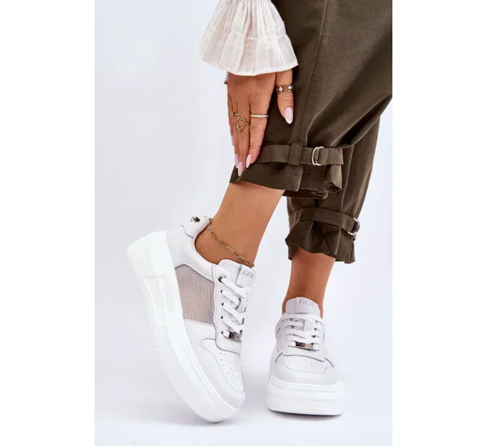 Dámské klasické sportovní boty GOE LL2N4060 Bíle Dámské klasické sportovní boty GOE LL2N4060 Bíle