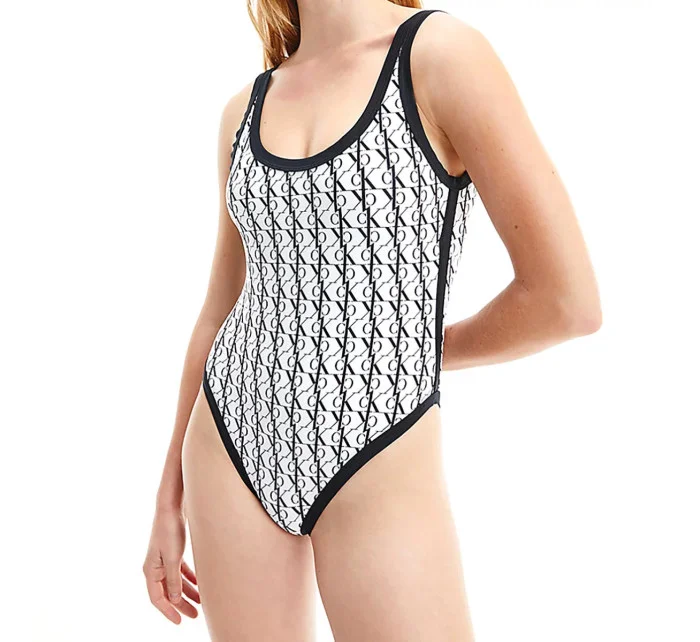 Dámské jednodílné plavky KW0KW01643-0K4 - Calvin Klein