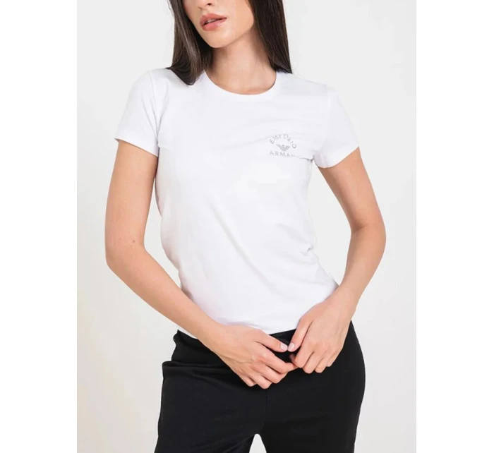 Dámské tričko 163139 4R223 00010 bílé - Emporio Armani Dámské tričko 163139 4R223 00010 bílé - Emporio Armani
