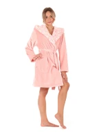Flora krátký s kapucí Růžová model 20647537 - Vestis Flora krátký s kapucí Růžová model 20647537 - Vestis