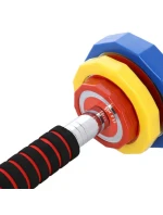 Barevné činky s funkcí činky v kufříku HMS SKC20 2 x 10 kg