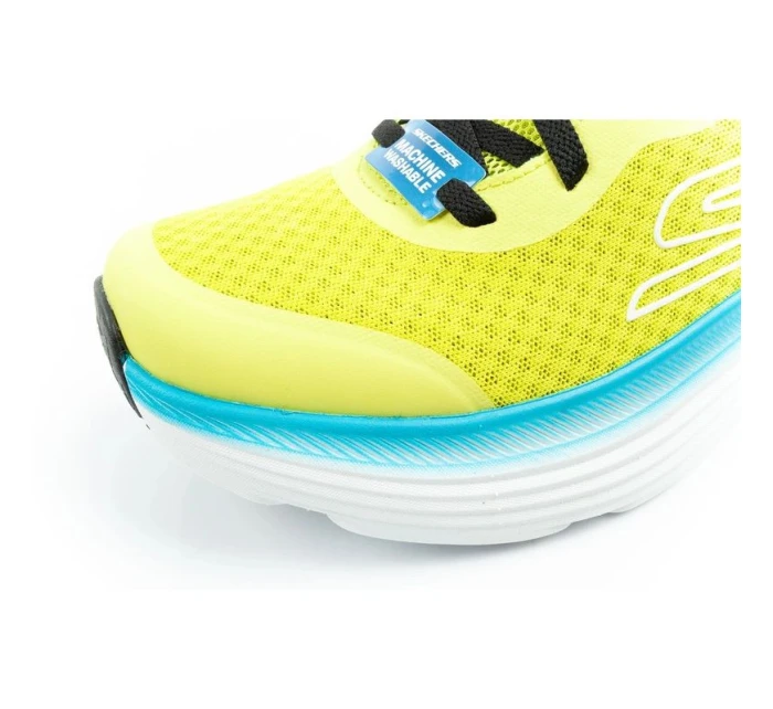 Skechers Max Cushioning pánská sportovní běžecká obuv light lime green