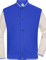 Daiber 8044 College bunda z bio bavlny 02.8044 royal/sandstone