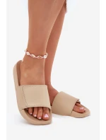 Dámské Pantofle Béžové model 21697593 - 4F