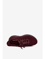 Lehké dámské sportovní nazouváky z Big Star Bordó model 22185515 - Big Star Shoes Lehké dámské sportovní nazouváky z Big Star Bordó model 22185515 - Big Star Shoes
