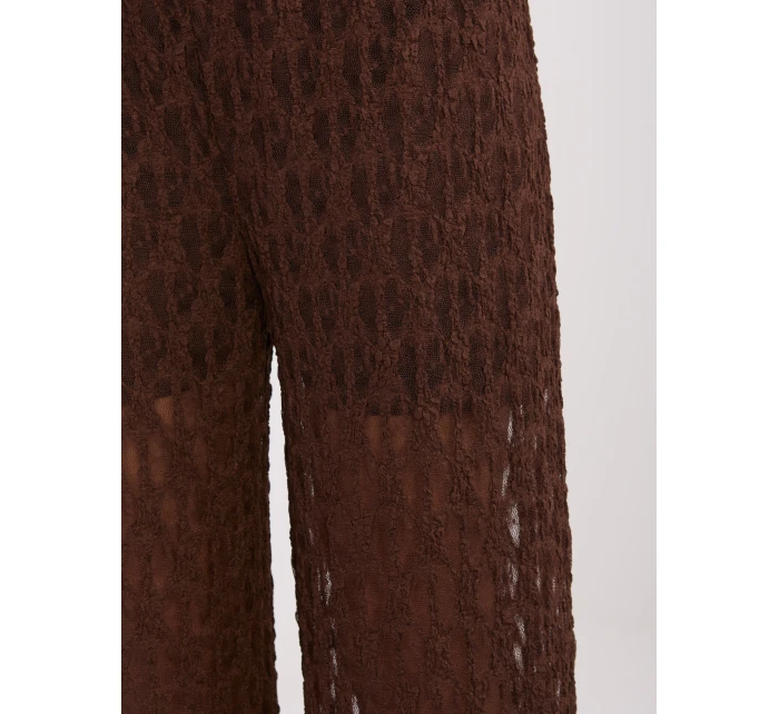 Spodnie IT SP model 21801851 brązowy - FPrice Spodnie IT SP model 21801851 brązowy - FPrice