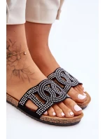 Dámské Křupky Zdobené Čepicemi Černé Evelins Dámské Křupky Zdobené Čepicemi Černé Evelins