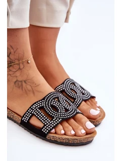 Dámské Křupky Zdobené Čepicemi Černé Evelins