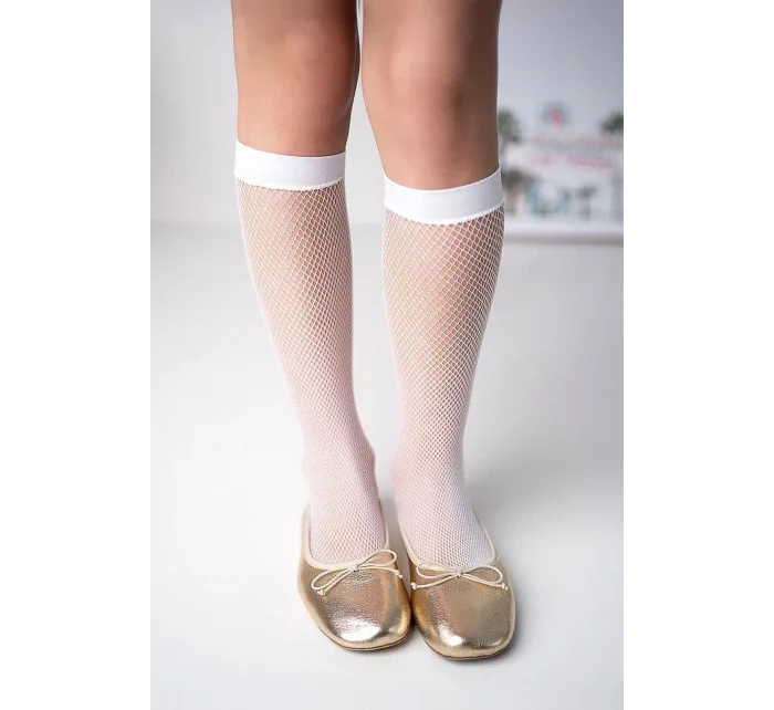 Dívčí síťované podkolenky model 18385405 - Knittex